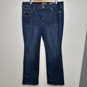 Torrid‎ Women 18R Mid-Rise Slim Boot Jeans Blue Vintage Stretch Boho